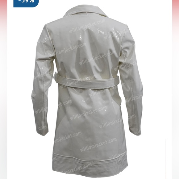 White Trench/Raincoat - Picture 4 of 7